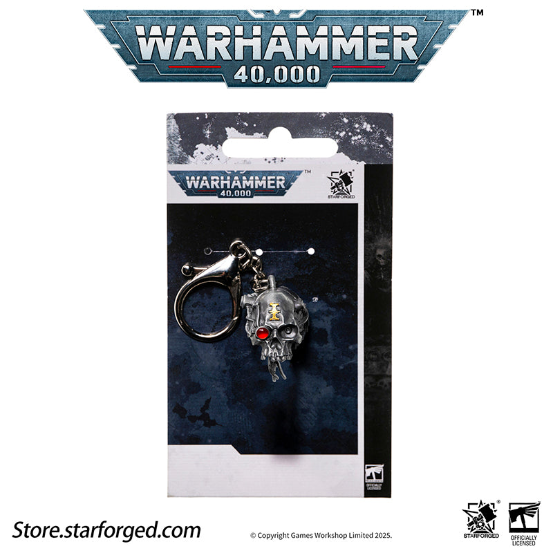 Starforged Warhammer 40K Adeptus Mechanicus Servo-Skull Keychain Men's Jewelry Accessories The skull symbolizes not only sacrifice but also the purity of humanity. The flesh of traitors, heretics, and xenos often deviates greatly from that of true humans, with one of the most distinct variations lying in their skulls.It is for this reason that the skull serves as an emblem of human purity and the sacrifices made to defend it. Throughout the Imperium—from the Walls of Martyrs to skull insignias—it reminds al